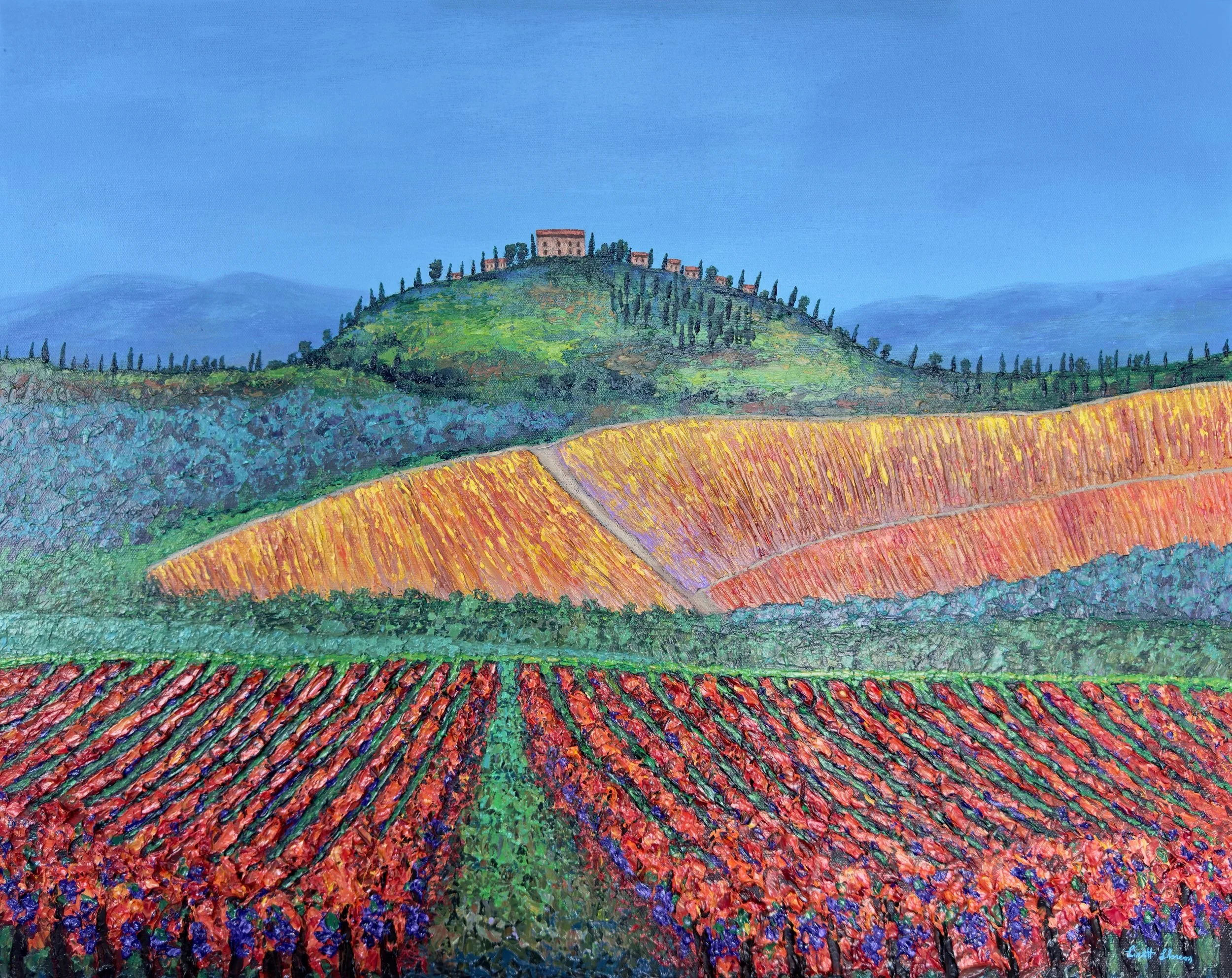 Textured Contemporary Landscape, Seascape & Nature Paintings